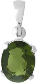 img 4 attached to Starborn Carat Faceted Moldavite Pendant