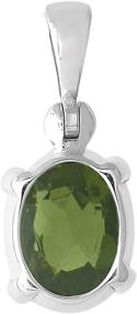 img 2 attached to Starborn Carat Faceted Moldavite Pendant