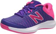 👟 revitalize your game with the new balance fuelcell tennis violet girls' athletic shoes logo