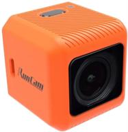 runcam 5 4k fpv camera: high-definition micro action camera, eis supported, ideal for fpv racing drone and sport video recording in orange logo