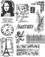 tim holtz cling rubber stamp set 7x8.5-inch: mini classics by stampers anonymous logo