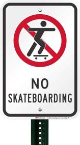 img 1 attached to 🛹 Reflective Aluminum SmartSign Engineer for Skateboarding