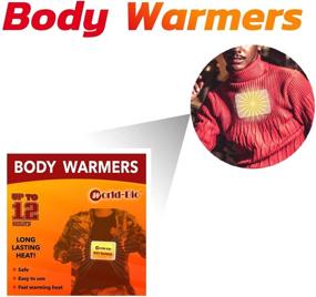 img 3 attached to Long-Lasting World-BIO Body Warmers: Disposable Patch with Adhesive Backing for Hours of Warmth - 5/10/12/17/20/32/40 Packs, Foot & Hand Warmers, Safe Natural Odorless Air Activation