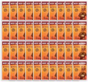 img 4 attached to Long-Lasting World-BIO Body Warmers: Disposable Patch with Adhesive Backing for Hours of Warmth - 5/10/12/17/20/32/40 Packs, Foot & Hand Warmers, Safe Natural Odorless Air Activation