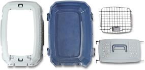 img 2 attached to Top-Load Hard-Sided Pet Travel Carrier by Amazon Basics: Secure and Efficient Transportation Solution