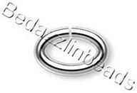 📿 100 count pack of silver plated oval 18 gauge open jumpring jewelry ring findings (8mm x 6mm) – improved seo logo