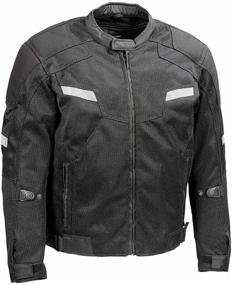 img 4 attached to 🧥 SEO-Optimized: Milwaukee Leather MPM1792 Men's Black Armored Textile Jacket