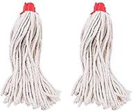 🧵 high-quality 2 pack 100% cotton yarn yacht deck mop head refill - #8 screw on type logo