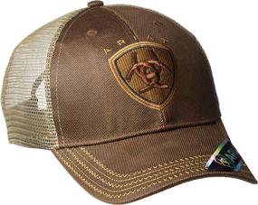 img 2 attached to ARIAT Men's Mesh Hat with Oilskin Finish