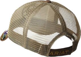 img 1 attached to ARIAT Men's Mesh Hat with Oilskin Finish