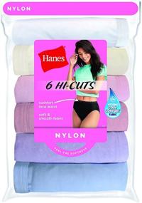 img 3 attached to Hanes Womens Nylon Brief Assorted Women's Clothing for Lingerie, Sleep & Lounge