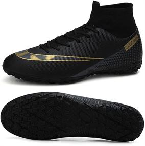 img 4 attached to MFSH Outdoor Football Anti Slip Performance Men's Shoes and Athletic