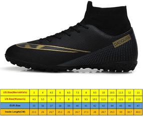 img 1 attached to MFSH Outdoor Football Anti Slip Performance Men's Shoes and Athletic