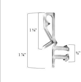 img 1 attached to 24-Pack Hidden Valance Clips for Window Blinds - Enhancing Window Blind SEO