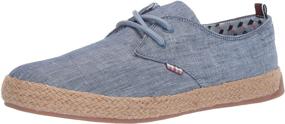 img 4 attached to Optimize Your Style with Ben Sherman Natural Canvas Lace Up Men's Fashion Sneakers