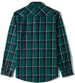 img 2 attached to 👕 Tronjori Boy's Long Sleeve Button Down Woven Shirt: Classic Style for Trendy Kids