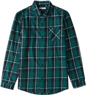 👕 tronjori boy's long sleeve button down woven shirt: classic style for trendy kids logo