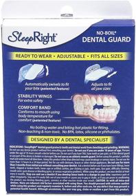 img 2 attached to 🦷 SleepRight Dura-Comfort Dental Guard: No Boil, Super Strong Mouth Guard to Prevent Teeth Grinding - Mint Scented for Effective Relief