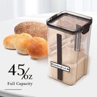 🍞 45 oz sourdough starter jar kit with magnetic strip, thermometer, fruit magnet, and jar cleaning brushes - reusable jar kit for home bakery & dry food storage, perfect for sourdough starter логотип