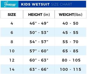 img 3 attached to 👶 Seavenger Scout 3mm Neoprene Kids Wetsuit