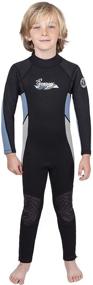 img 4 attached to 👶 Seavenger Scout 3mm Neoprene Kids Wetsuit