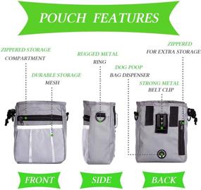 img 3 attached to 🐶 D-BUY 4-in-1 Dog Training Kit - Puppy Training Treats, Dog Treat Pouch, Whistle, Doorbells, Clicker - Perfect Gift for New Pet Owners, Training Dogs
