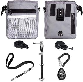 img 4 attached to 🐶 D-BUY 4-in-1 Dog Training Kit - Puppy Training Treats, Dog Treat Pouch, Whistle, Doorbells, Clicker - Perfect Gift for New Pet Owners, Training Dogs