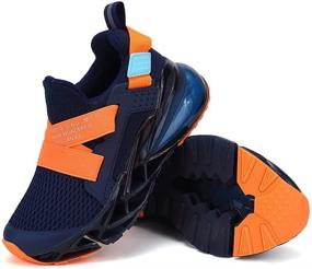 img 2 attached to Coolloog Kids Sneakers: Stylish and Breathable Athletic Tennis Shoes for Boys and Girls