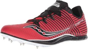 img 4 attached to Saucony Vendetta Track Men's Shoes - Black, Medium, Athletic