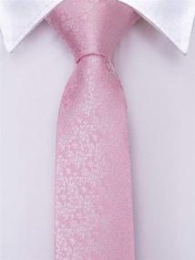 img 1 attached to 👔 Dubulle Graduation Boys' Accessories: Pocket Square Necktie for a Dapper Touch