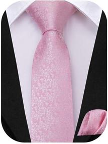 img 4 attached to 👔 Dubulle Graduation Boys' Accessories: Pocket Square Necktie for a Dapper Touch
