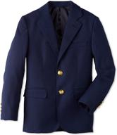 isaac michael boys sports blazer logo