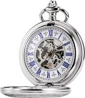 серебристые механические наручные часы "steampunk skeleton" - treeweto логотип
