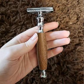 img 1 attached to 🧔 Complete Men's Wet Shaving Kit: Shave Brush, Stainless Steel Bowl, Shaving Stand, Double Edge Straight Safety Razor Set with 10 Blades, Shave Soap, Carrying Bag - Ideal Gift Sets for Dad and Men