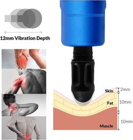 img 1 attached to 💙 Formano Mini Massage Gun: Deep Tissue Percussion Muscle Massager for Pain Relief, Super Quiet & Portable - Gradient Blue