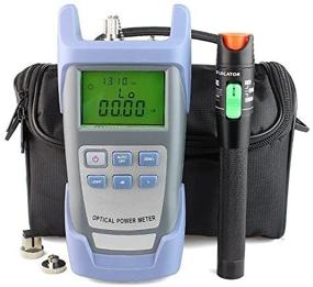 img 1 attached to 🔌 Fiber Optic Cable Tester with Visual Fault Locator | FC, SC, 2.5mm Connector | 30mV | Shoulder Toolkit Included