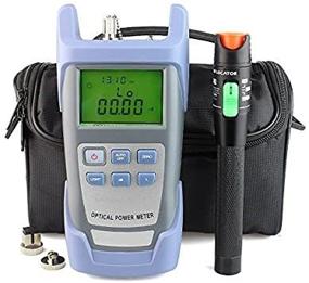 img 4 attached to 🔌 Fiber Optic Cable Tester with Visual Fault Locator | FC, SC, 2.5mm Connector | 30mV | Shoulder Toolkit Included