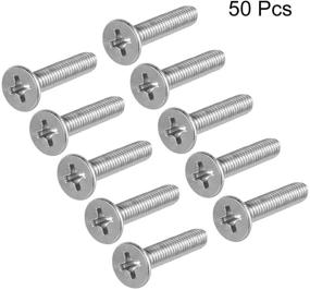 img 1 attached to Uxcell M4X18Mm Phillips Stainless Fasteners