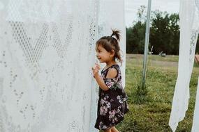 img 2 attached to 🌸 Floral Printed Summer Dress Set - IFFEI Mommy and Me Matching Dresses with Short Sleeves for Mother and Daughter