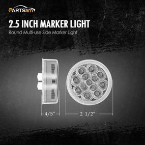 img 3 attached to Partsam Mini Reflex Indicator Sidelight Identification