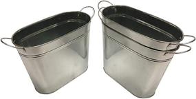 img 2 attached to ITALIA Metal Bucket Bottom 3 Pack