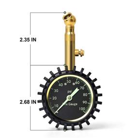 img 3 attached to MEANLIN MEASURE 0 100Psi Pressure Gauge，High Precision