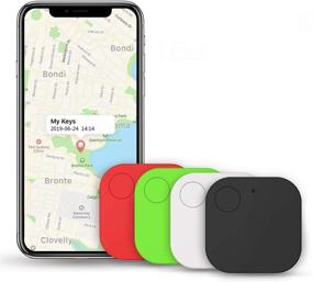 img 4 attached to MIUONO Key Finder 4.0 Bluetooth Smart Tracker for Keys Wallet Phone Glasses Luggage Pet Tracker Selfie Shutter APP Control Compatible with iOS Android (Pack of 5)