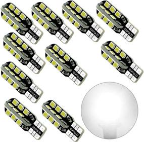 img 4 attached to Debonauto-10 x T15 LED Light Bulb: Super Bright 6000k 12V T10 921 168 194 Trailer, Boat, RV, Landscaping & Camper Interior Wedge 24-SMD (Pure White)