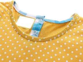 img 2 attached to 👗 Little Girl Cotton Dress | Kid's Short Sleeve Cartoon Dress | Baby Cute Dress | Toddler Dinosaur Dresses by GSVIBK