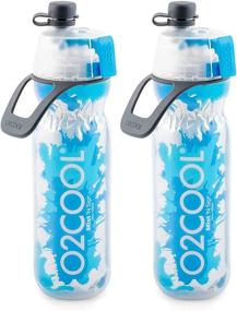 img 4 attached to Stay Refreshed Anywhere with the O2COOL Arctic Squeeze Insulated Mist 'N Sip Water Bottle