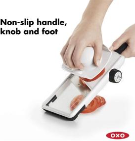 img 2 attached to 🔪 Effortlessly Slice and Prepare with the OXO Good Grips Adjustable Handheld Mandoline Slicer