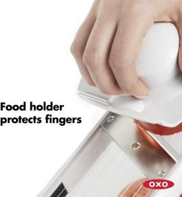 img 1 attached to 🔪 Effortlessly Slice and Prepare with the OXO Good Grips Adjustable Handheld Mandoline Slicer