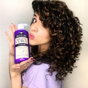 img 1 attached to Achieve Bouncy and Defined Curls with Aussie Miracle Curls Co-wash, 16.9 Ounce