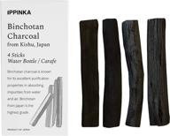 🌿 authentic binchotan charcoal sticks from kishu, japan - purify 4l of water with 4 personal sticks logo